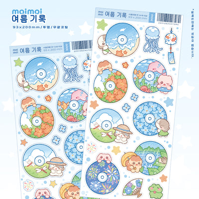 [MM56] NEW Maimoi 'Summer Record' Sticker Sheet