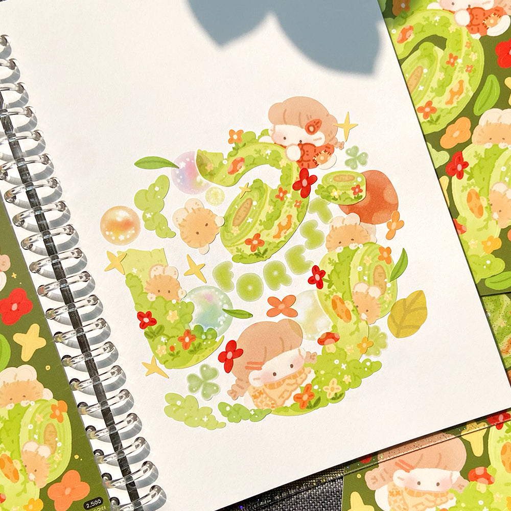 [JY06] Jeeyoom Fairytale Dakku Sticker Sheet Pack (Singles/Pack)