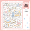 [DC135] Danchoo Teddy's Bread Bundle Sticker Pack (Single/Pack)