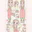 [GP02] Ghost Peach 'Pink Blossom Girl' Sticker Sheet