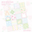 [RY13] NEW Rayeon Fancy 'Spring Pieces' Square Memo Sticker Set