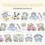 [RY33] NEW Rayeon Fancy 'Let's Travel' Clear Pearl Glitter Kisscut Masking Tape