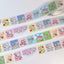 [RY32] NEW Rayeon Fancy 'Square Square Monthly' Clear Kisscut Masking Tape