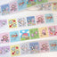 [RY32] NEW Rayeon Fancy 'Square Square Monthly' Clear Kisscut Masking Tape