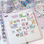 [RY32] NEW Rayeon Fancy 'Square Square Monthly' Clear Kisscut Masking Tape