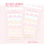 [RY58] NEW Rayeon Fancy 'Vintage Cafe/Strawberry Cake' Sticky Note Pad (options)