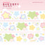 [MM88] NEW Maimoi Cotton Candy Flavored Star Pieces Kiss-cut Masking Tape 35mm x 5m