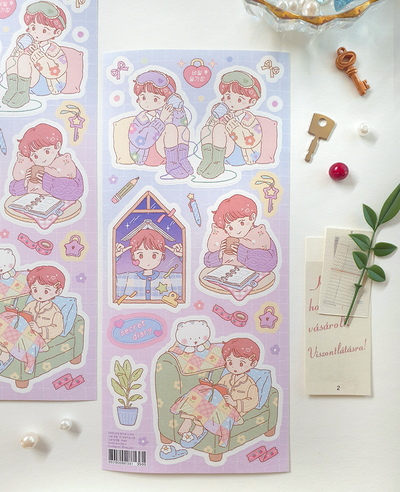[JJ05] Jeje 'Secret Diary' Sticker Sheet
