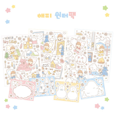 [DC172] NEW Danchoo 'Happy Winter' Sticker Pack (Single/Pack)
