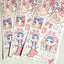 [GP07] NEW Ghost Peach 'Pink Bubble Room' Sticker Sheet