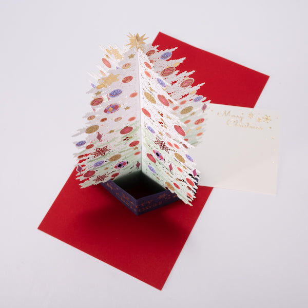 [EA01] EASE Laser Cut 3D Christmas Tree Card