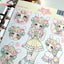 [GP05] Ghost Peach 'Pink Peach Bunny' Sticker Sheet