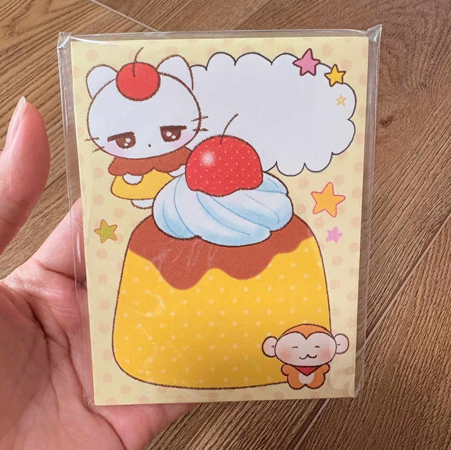 [PK45] Pinkrue Pudding Animal Friends Memo Pad