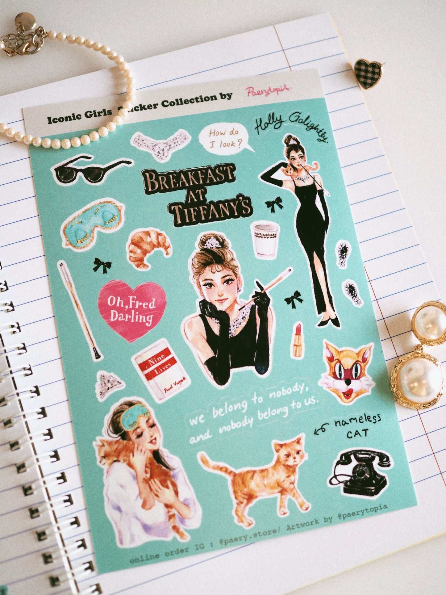 [PT02] NEW Paerytopia Movie A6 Sticker Sheets (options)