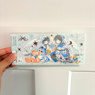 [CM36] NEW Childhood Memories 'Angels Behind the Curtain' Clear Sticker Sheet