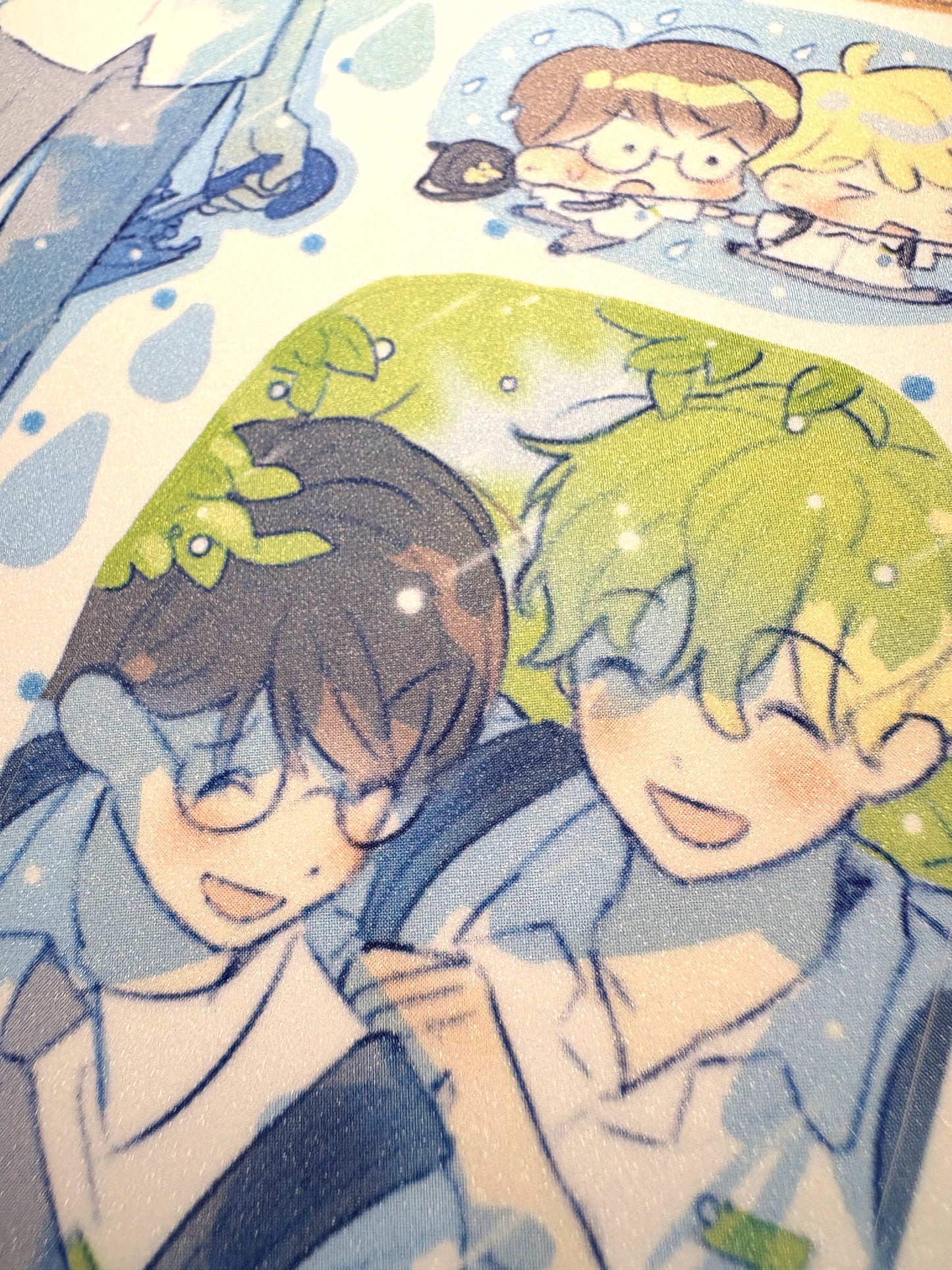 [CW122] NEW Cotton World 'Sudden Rain Drop' Glitter Sticker Sheet