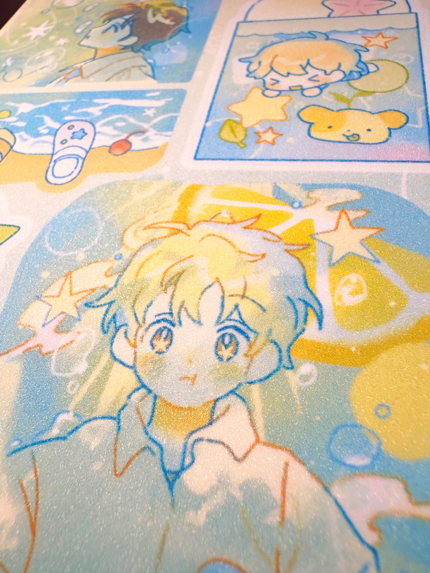 [CW123] NEW Cotton World 'Sparkling Inside the Soda' Glitter Sticker Sheet