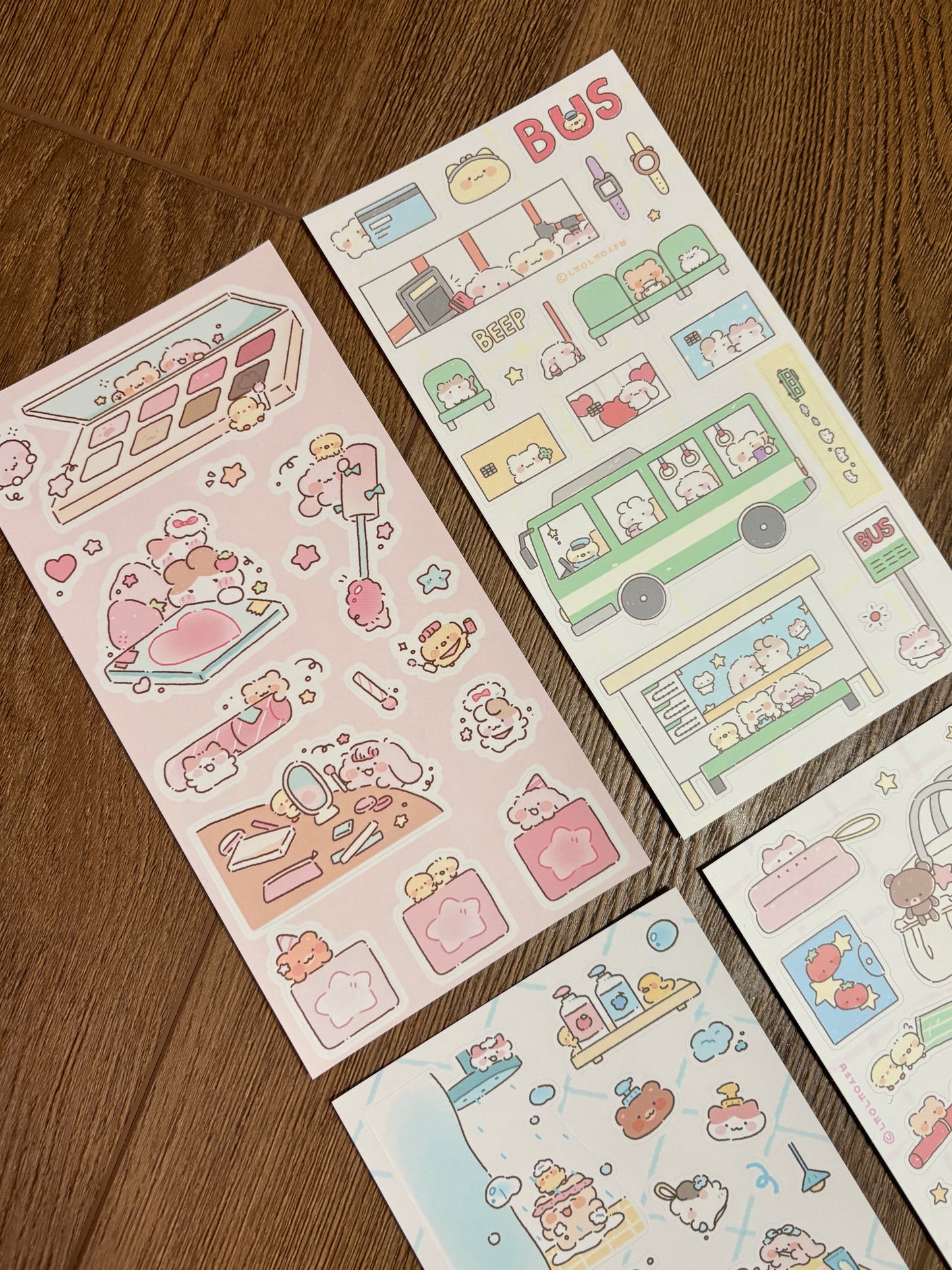 [SY82] NEW Syom x Nyung Nyung Shop Collaboration 'Going Out Today' Sticker Pack