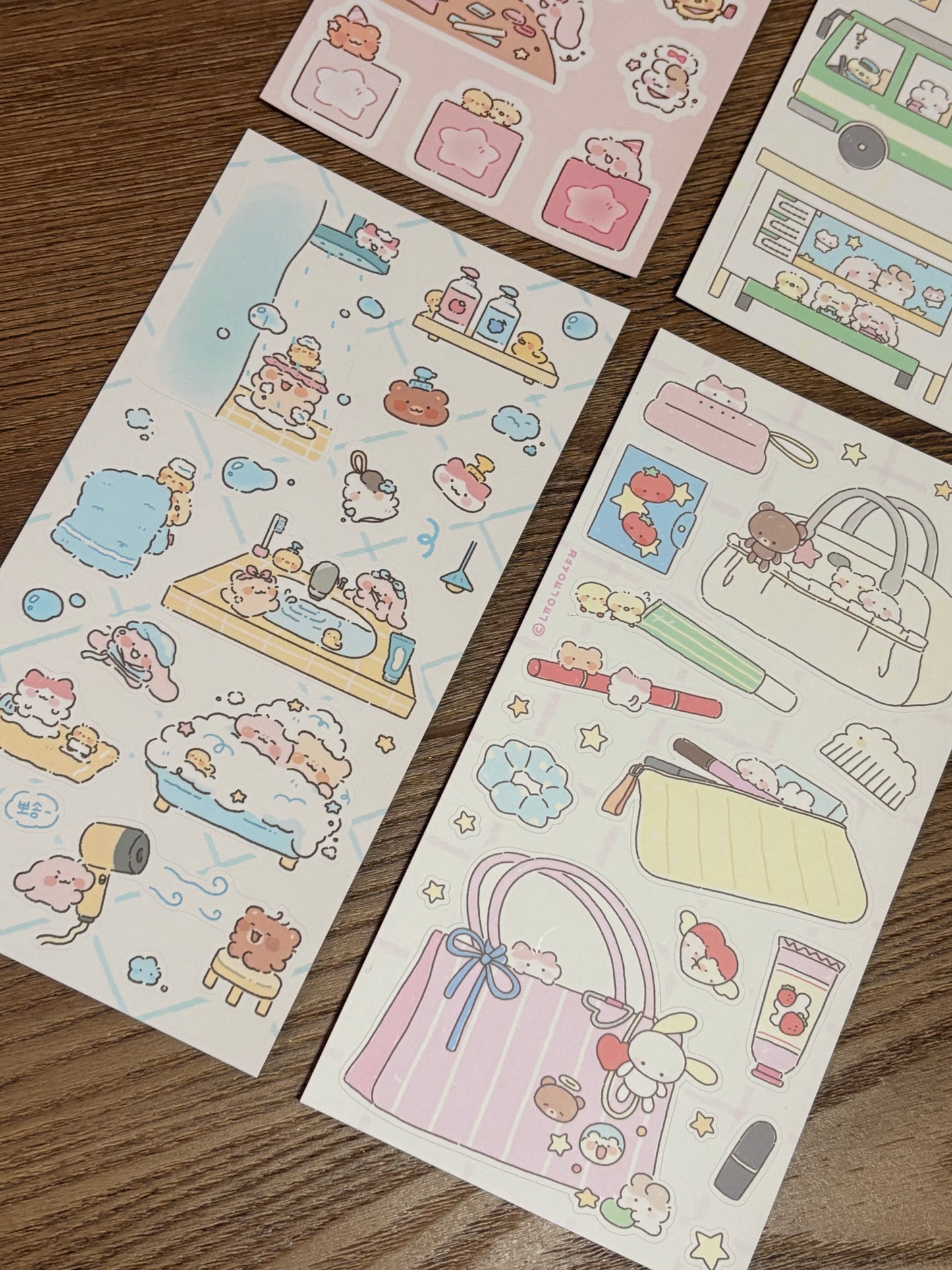 [SY82] NEW Syom x Nyung Nyung Shop Collaboration 'Going Out Today' Sticker Pack