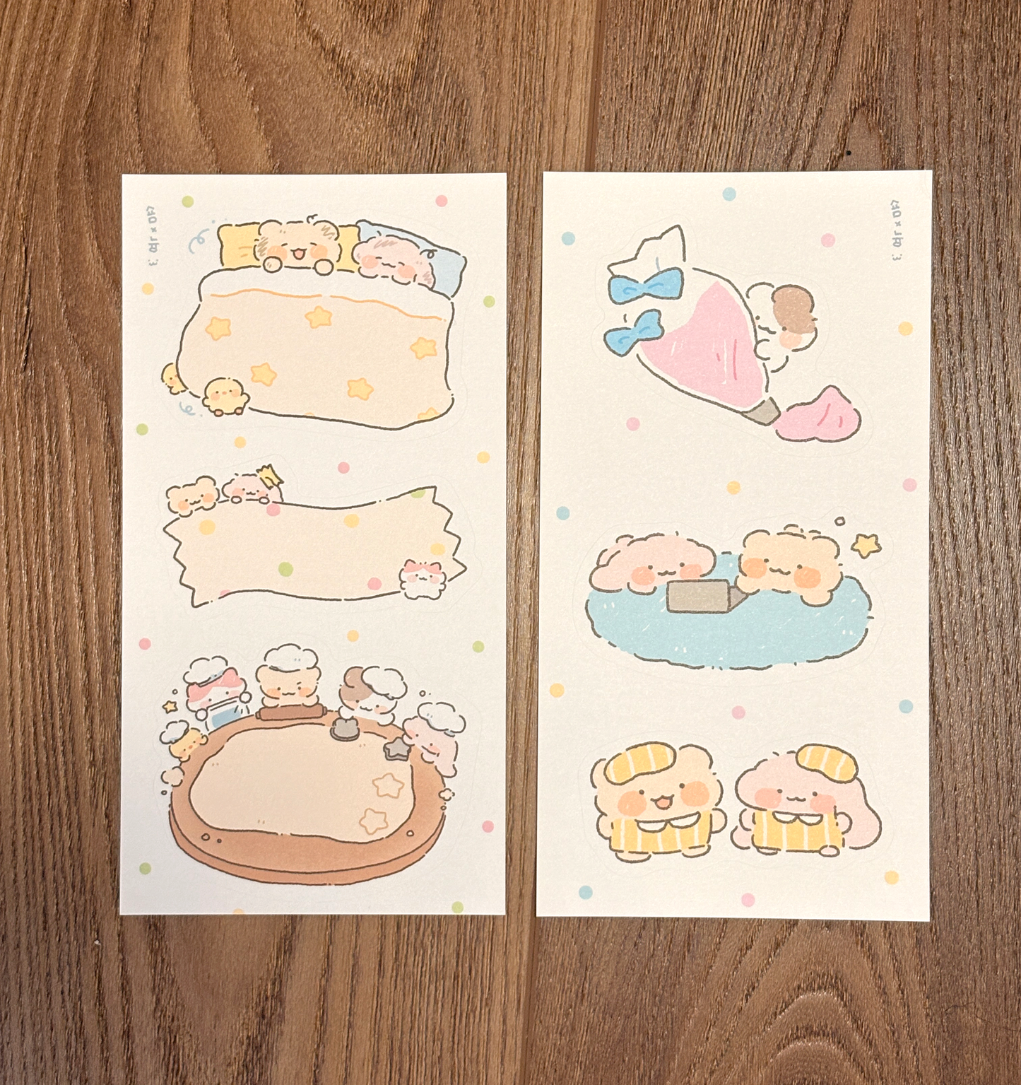 [SY81] NEW Syom x Nyung Nyung Shop Collaboration 'Not Going Out Today' Sticker Pack