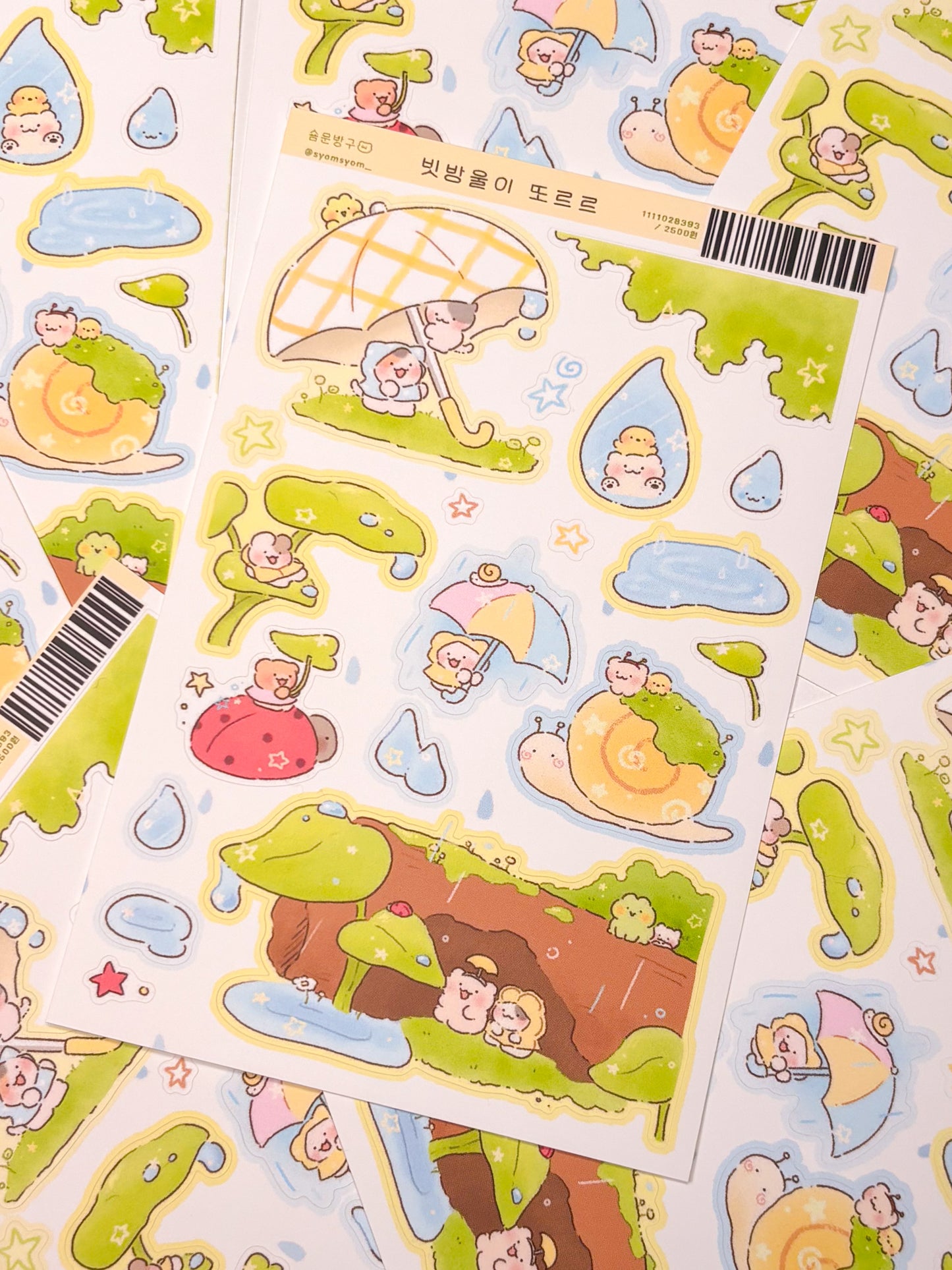[SY52] Syomsyom Spring Sticker Sheet Pack (Pack/Singles)