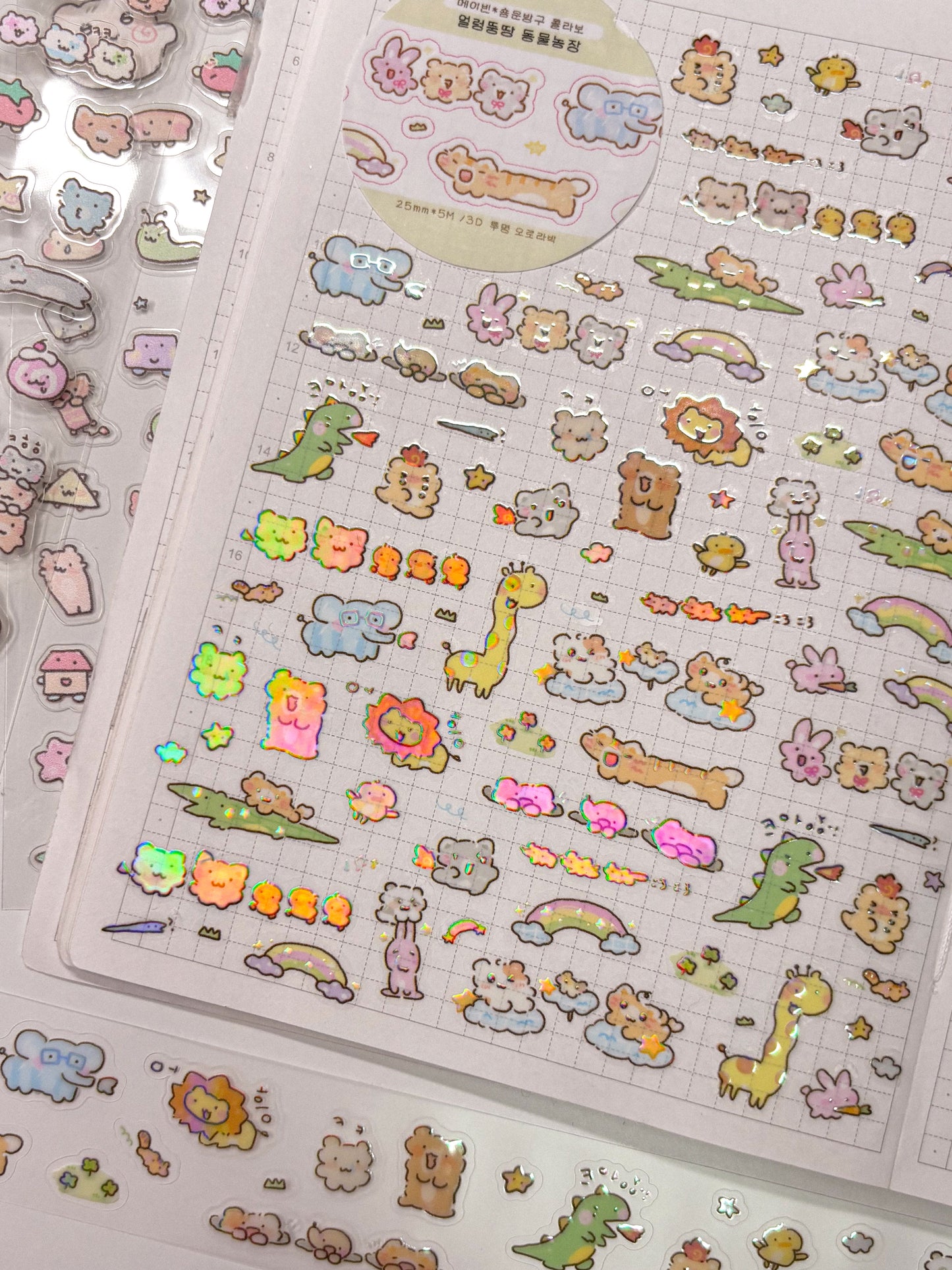 [SY60] NEW Syomsyom x Maybean Collaboration 'Sloppy' Masking Tape Set
