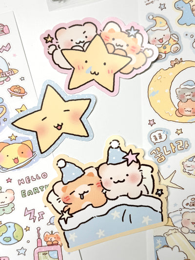 [SY59] NEW Syomsyom x Maybean Collaboration 'Sloppy' Sticker Pack