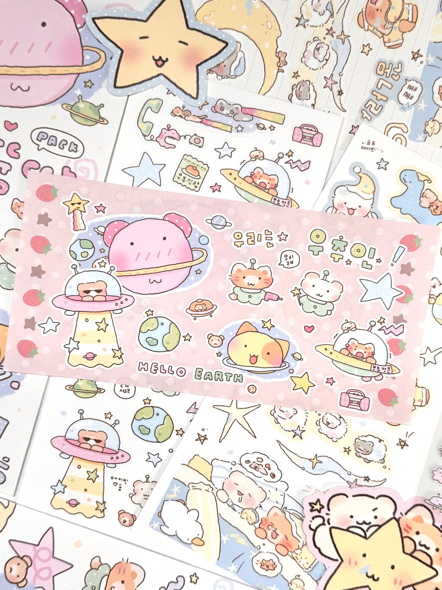 [SY59] Syomsyom x Maybean Collaboration 'Sloppy' Sticker Pack