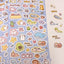 [SY62] Syom Daily/Plushies on Top of the Bed Sticker Sheets (options)