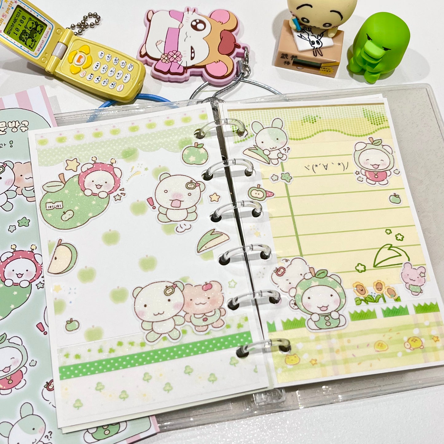 [SY63] Syom x Bodeum Bodeum Glittery Fruits Sticker Sheets (options)
