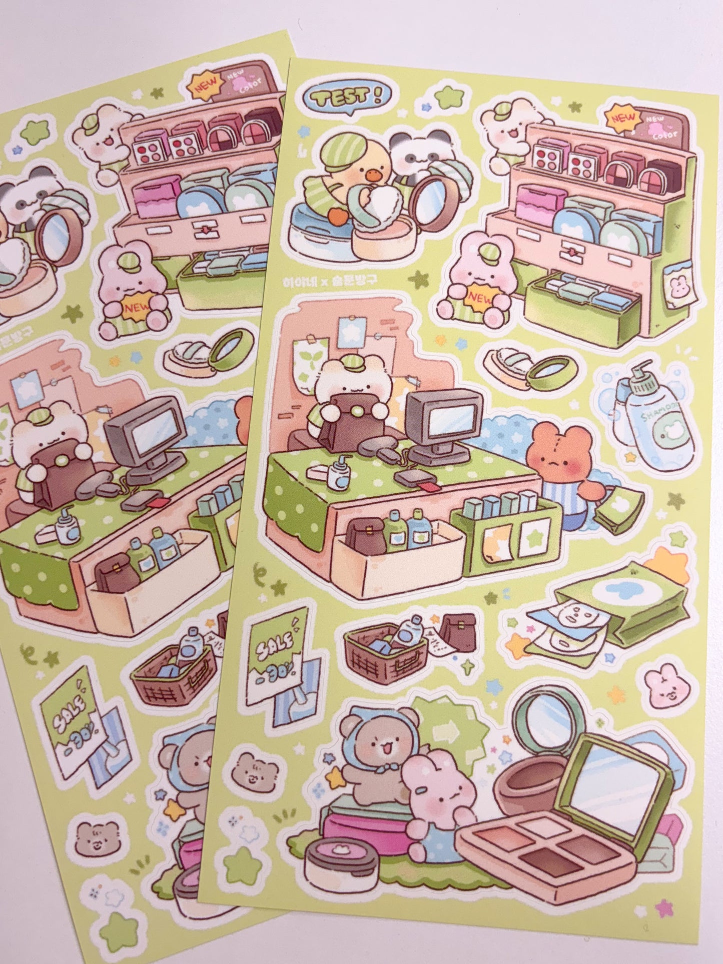[SY67] Syom x Heeyane Collaboration Sticker Sheet Pack