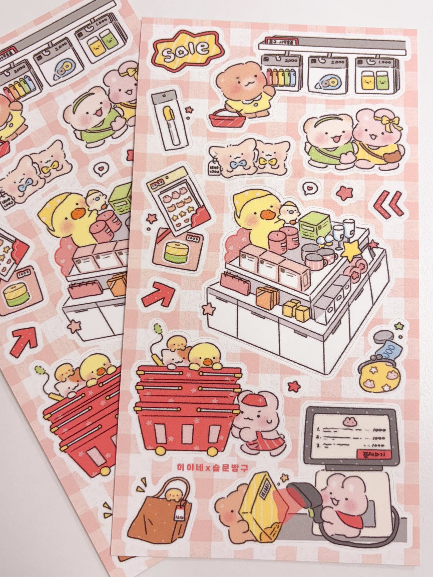 [SY67] Syom x Heeyane Collaboration Sticker Sheet Pack