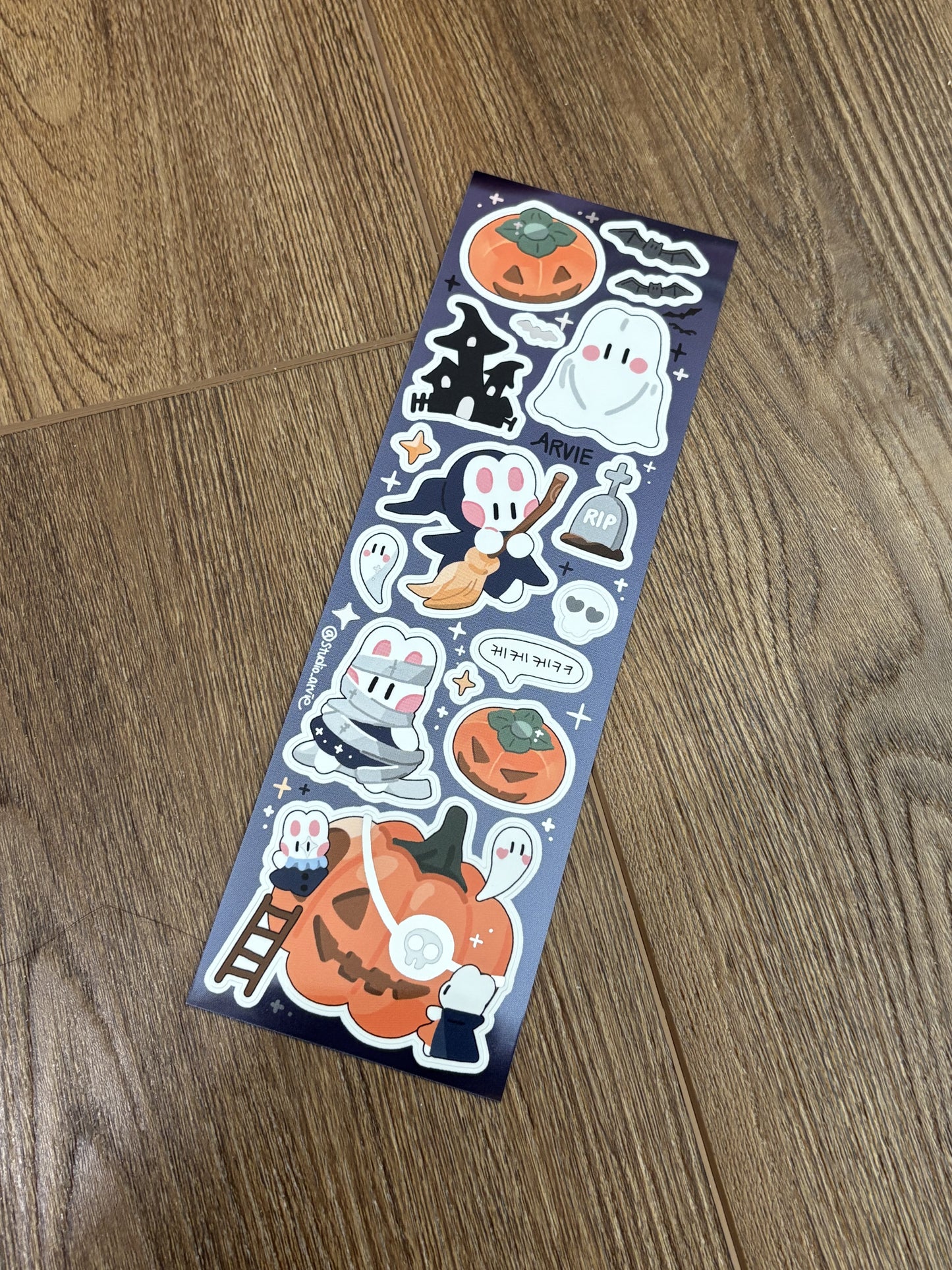 [STA27] Studio Arvie Halloween Sticker Pack (Singles/Pack)