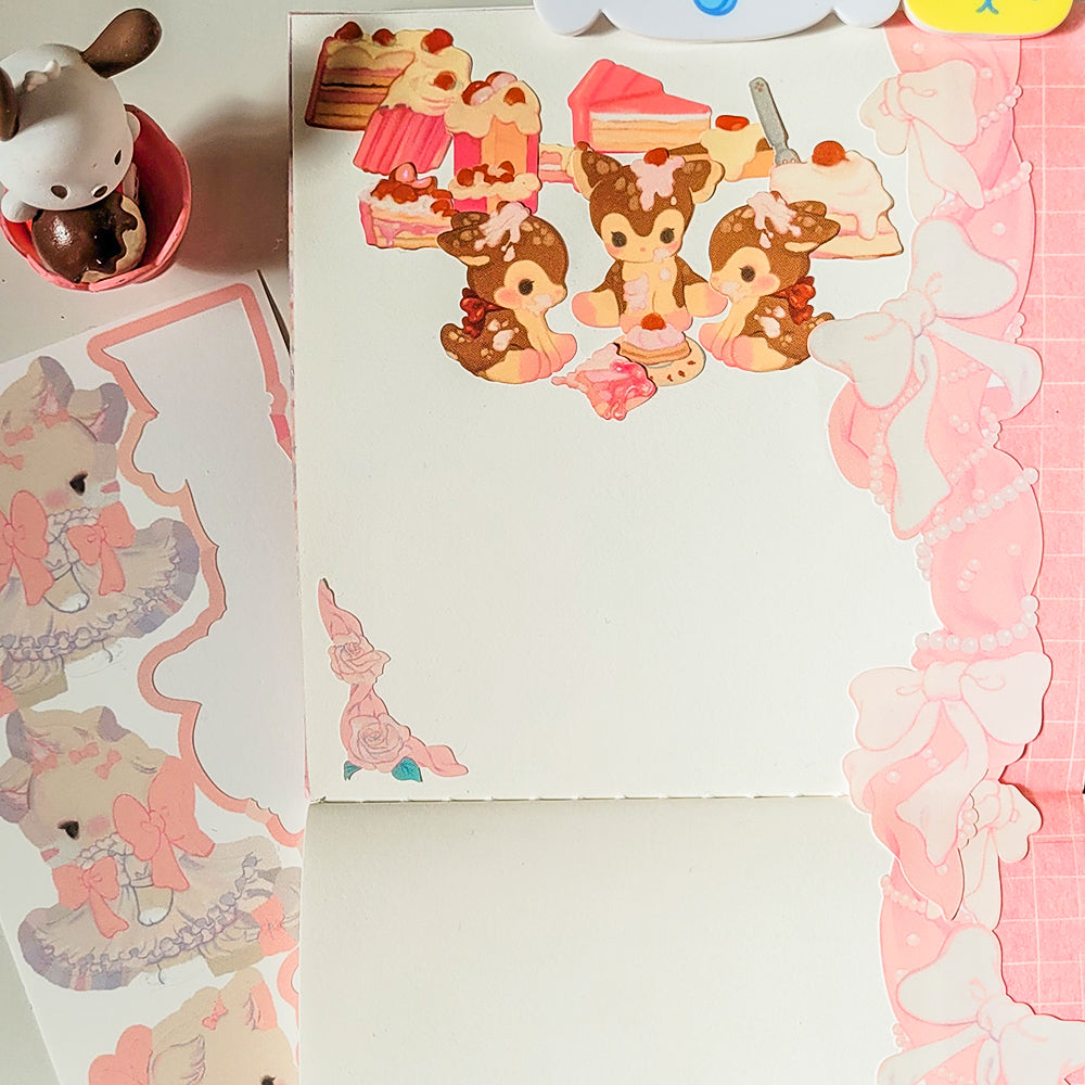 [SO01] RESTOCK Somsomsoso Cake Deer Sticker Sheet