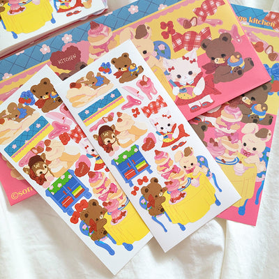 [SO27] Somsomsoso Vintage Sticker Sheet