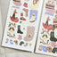 [SO21] Somsomsoso Present Socks Sticker Sheet