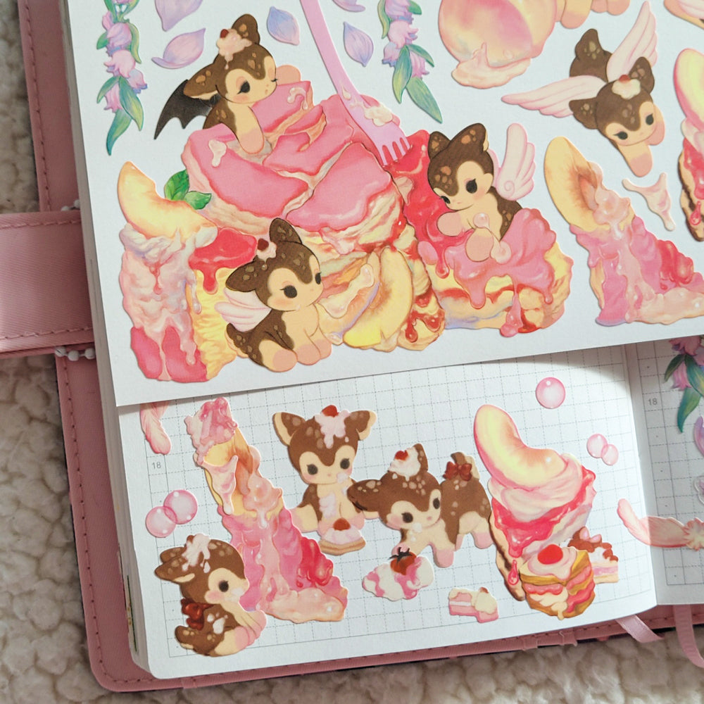 [SO07] Somsomsoso Messy Cake Sticker Sheet