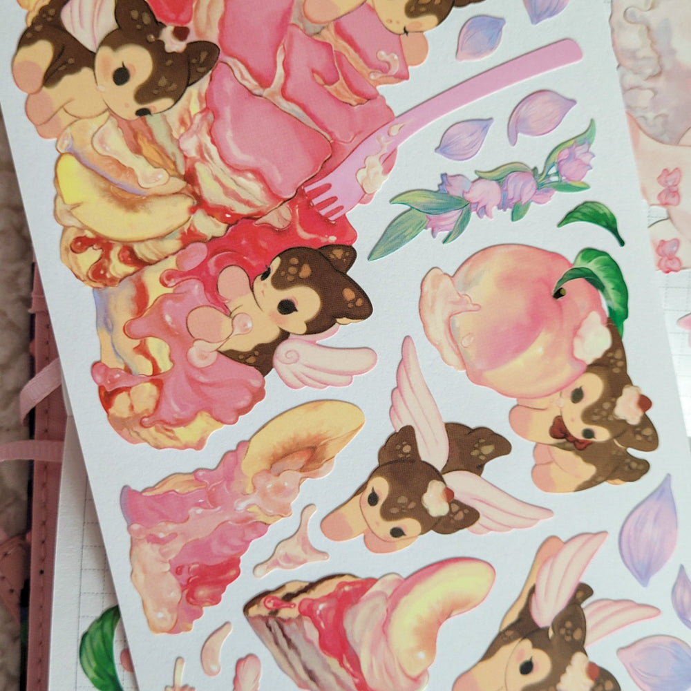 [SO07] Somsomsoso Messy Cake Sticker Sheet