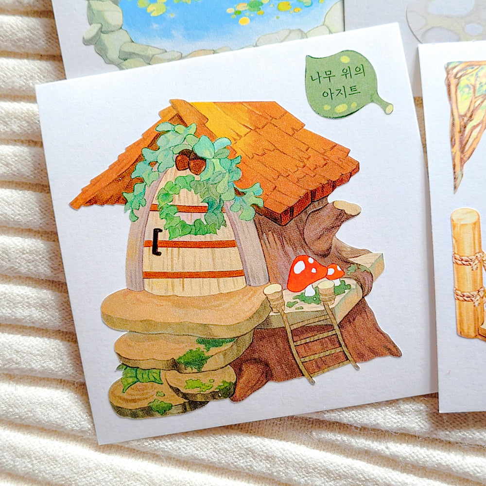 [SO35] Somsomsoso Forest Village Memo Sticker Pack