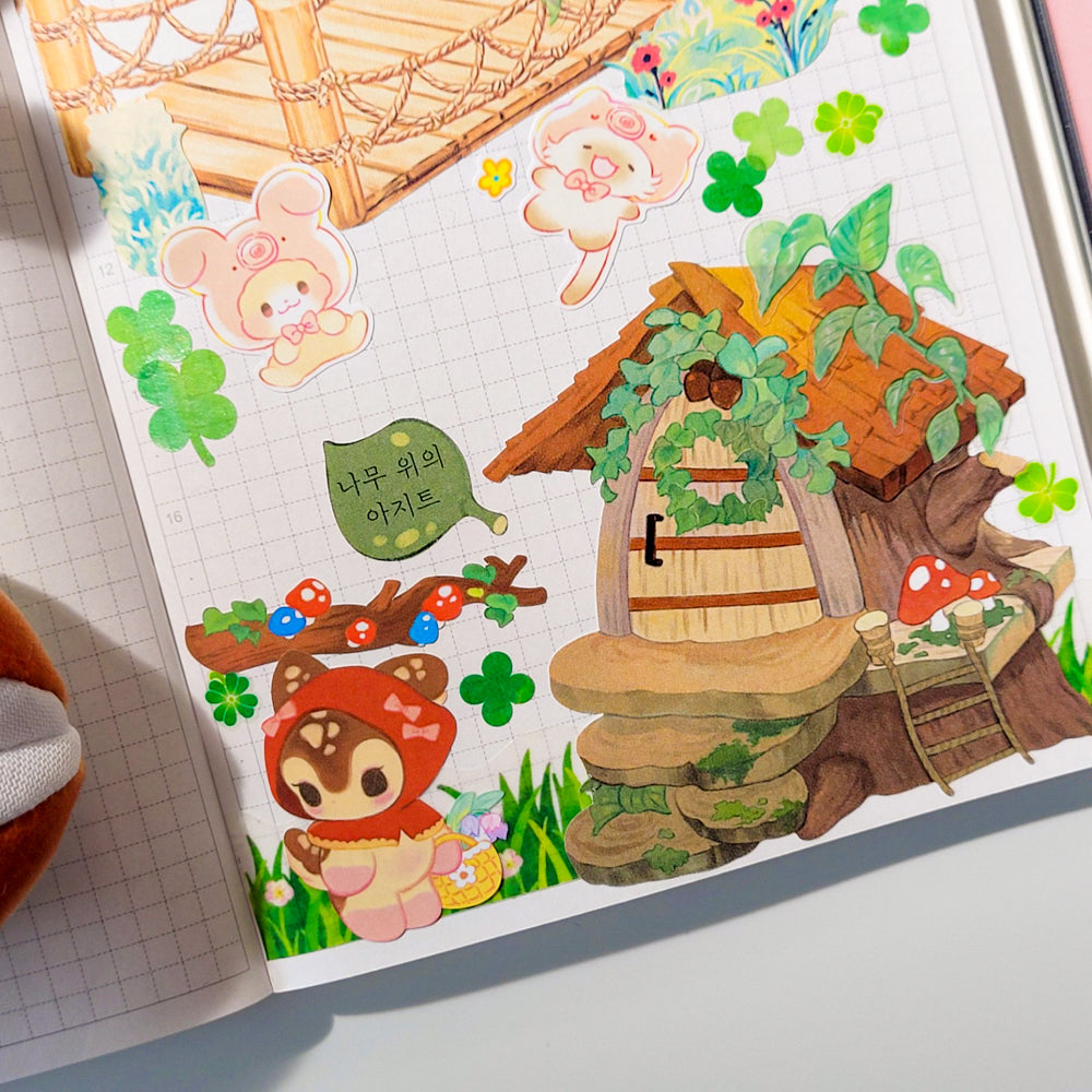 [SO35] Somsomsoso Forest Village Memo Sticker Pack