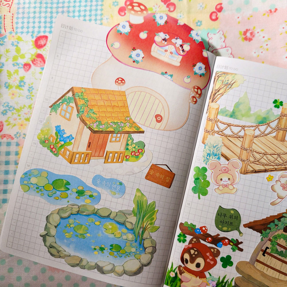 [SO35] Somsomsoso Forest Village Memo Sticker Pack