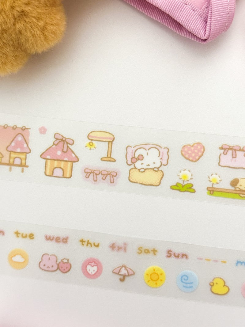 [GR12] im9roomi Monthly Kiss-cut Masking Tape (Set/Singles)