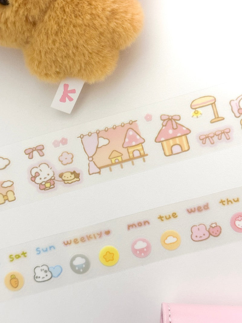 [GR12] im9roomi Monthly Kiss-cut Masking Tape (Set/Singles)