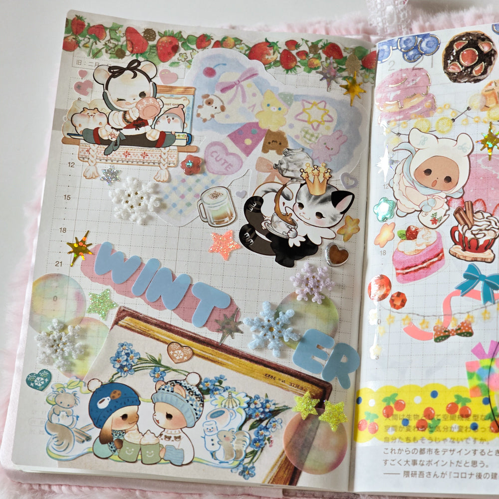 [SO41] Somsomsoso December Sticker Pack (Singles/Pack)