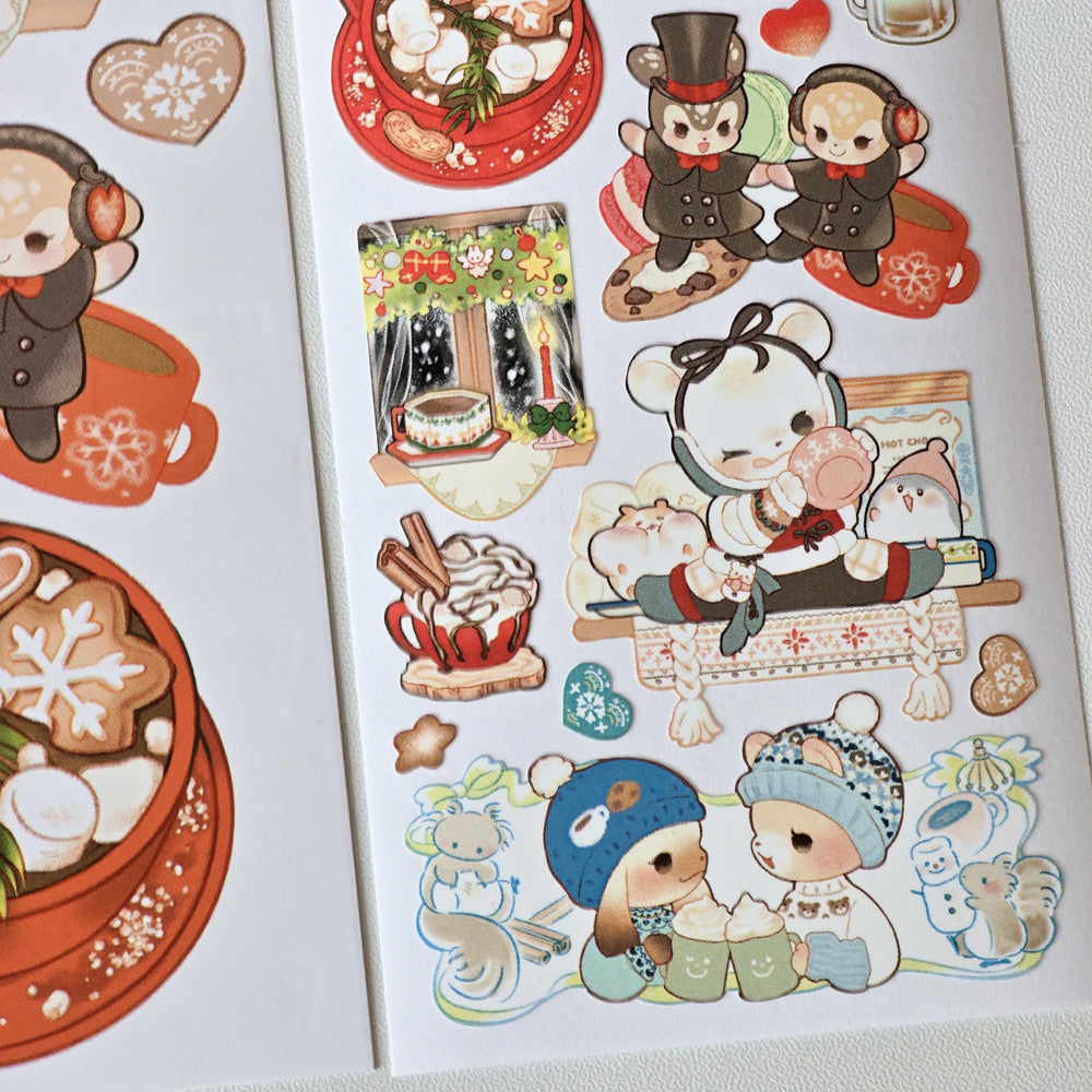 [SO41] Somsomsoso December Sticker Pack (Singles/Pack)