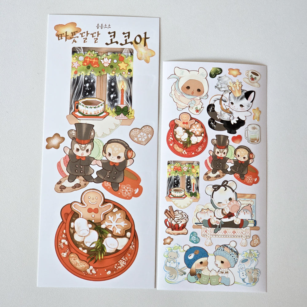 [SO41] Somsomsoso December Sticker Pack (Singles/Pack)