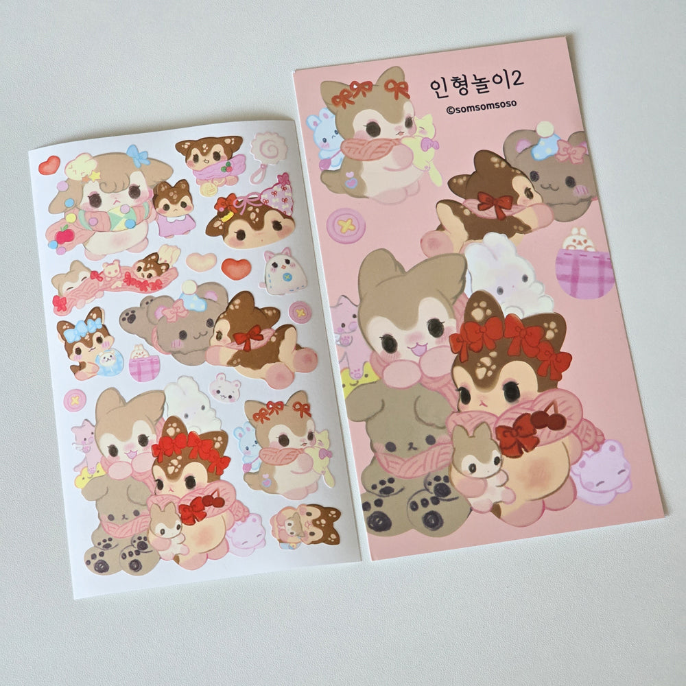 [SO41] Somsomsoso December Sticker Pack (Singles/Pack)