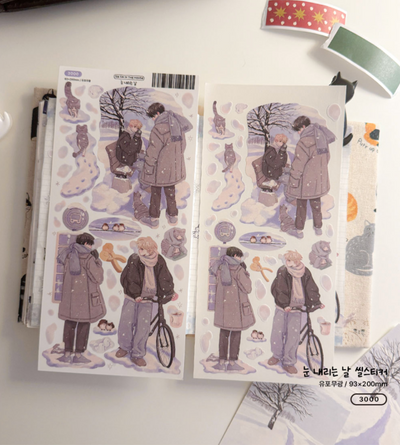 [SS32] Sik Sik in the House Beginning of Winter Sticker Pack (Singles/Pack)