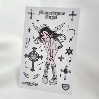 [Maxxie Club] Monochrome Angel Sticker Sheet