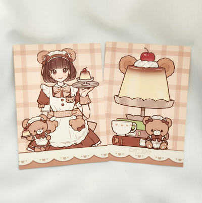 [Maxxie Club] Pudding Cafe Postcard